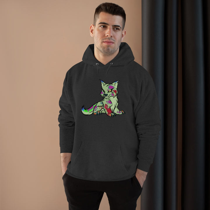 PSYCHO WOLF Women's Pullover Hoodie Sweatshirt