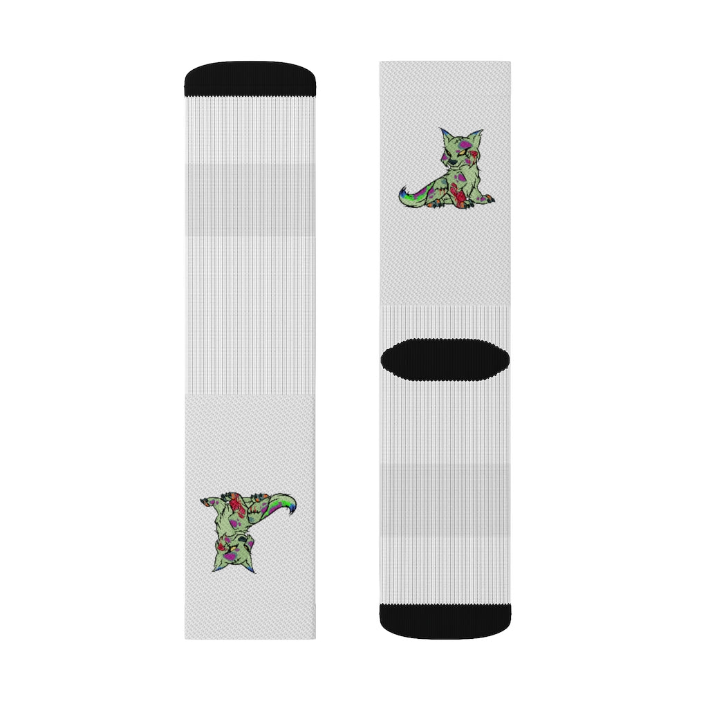 PSYCHO WOLF Sublimation Socks