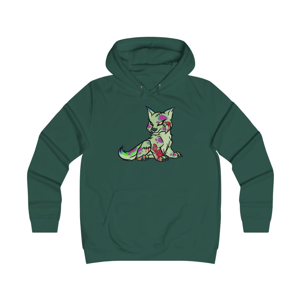 PSYCHO WOLF Girlie College Hoodie