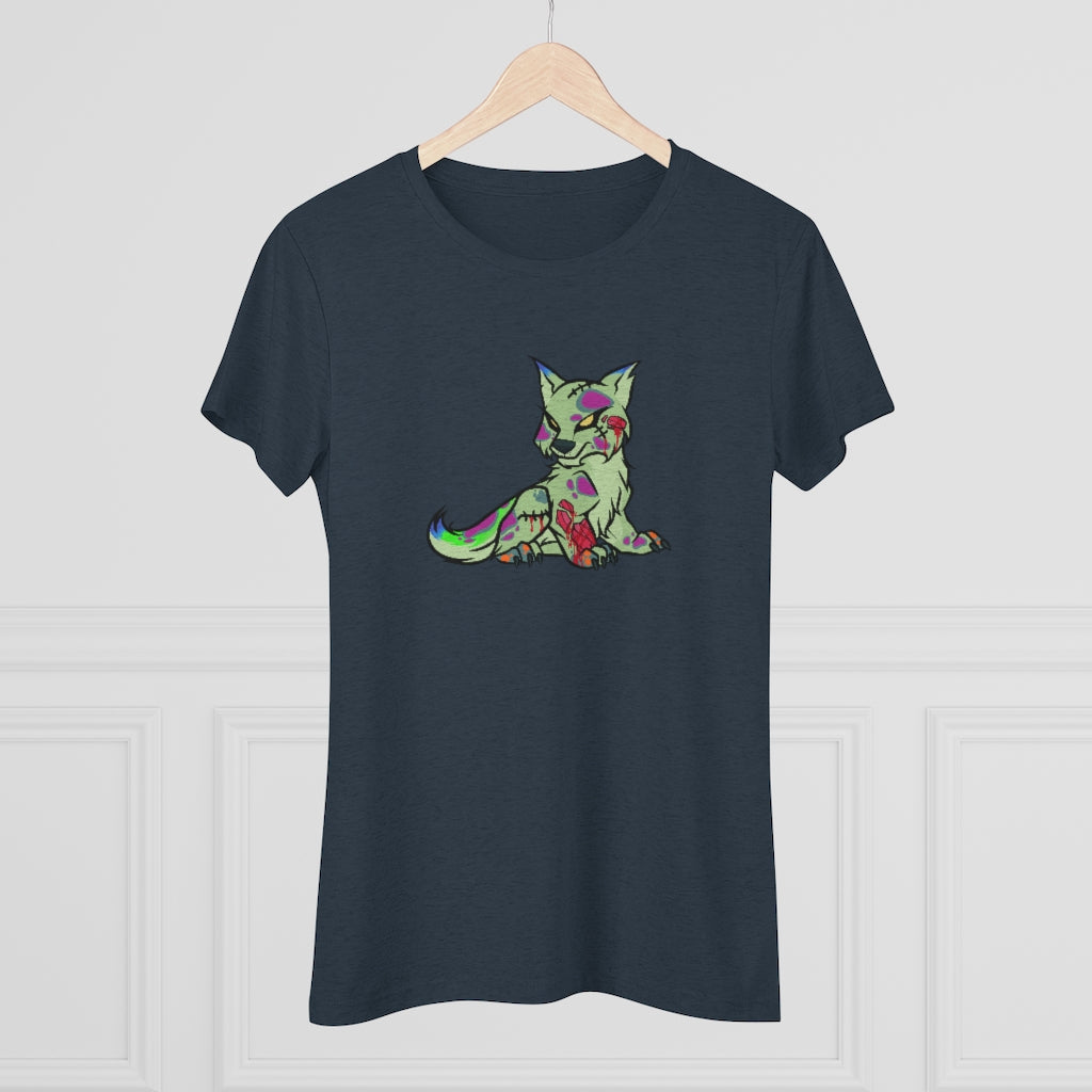 PSYCHO WOLF Women's Triblend Tee