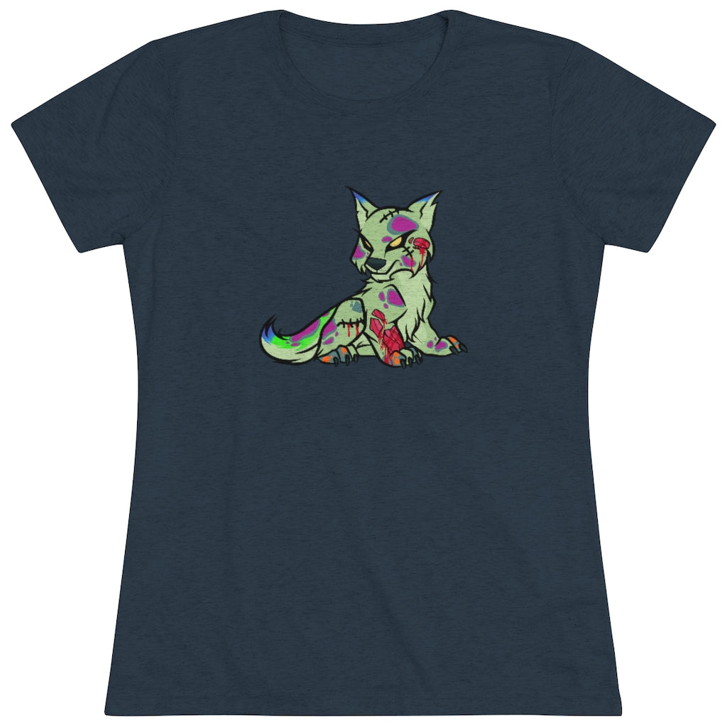 PSYCHO WOLF Women's Triblend Tee