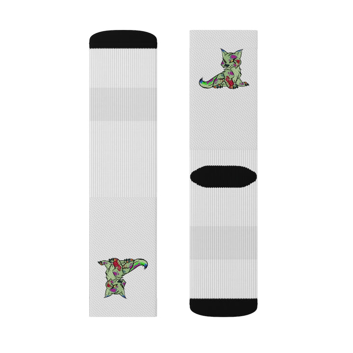 PSYCHO WOLF Sublimation Socks