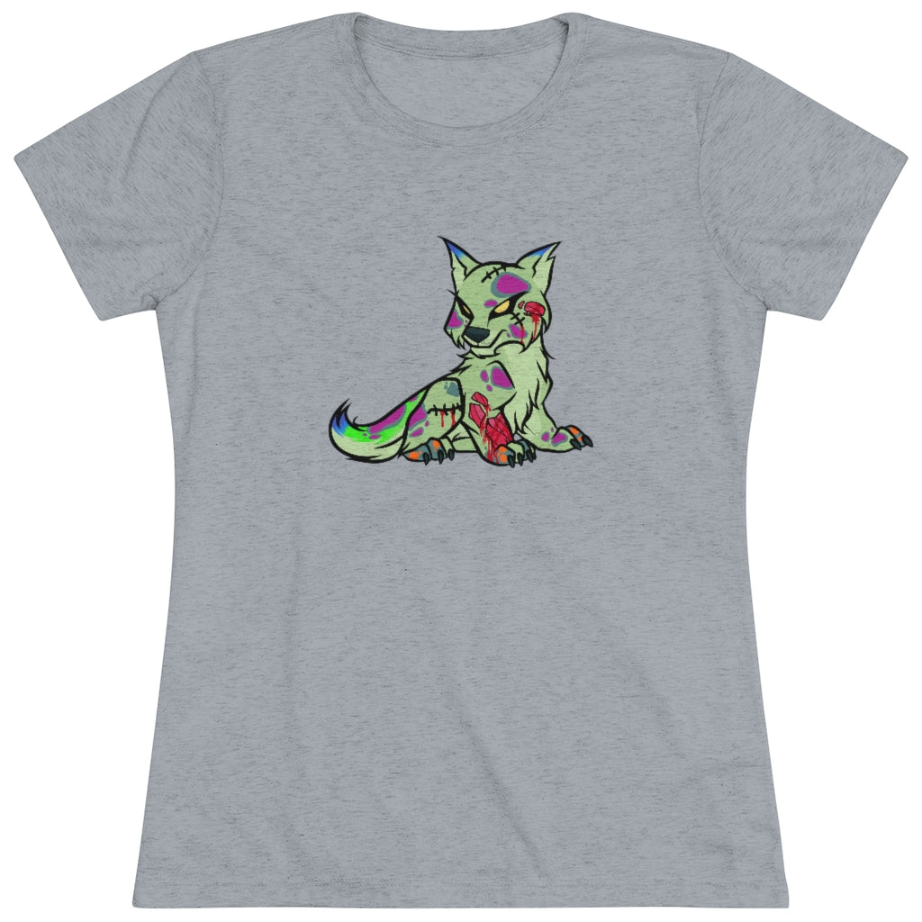 PSYCHO WOLF Women's Triblend Tee