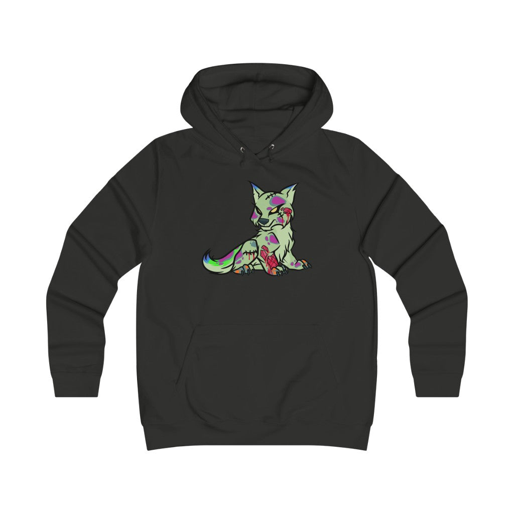 PSYCHO WOLF Girlie College Hoodie