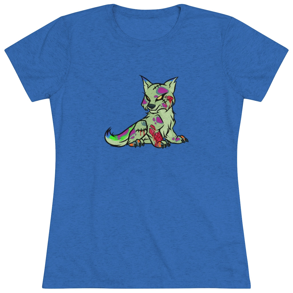 PSYCHO WOLF Women's Triblend Tee