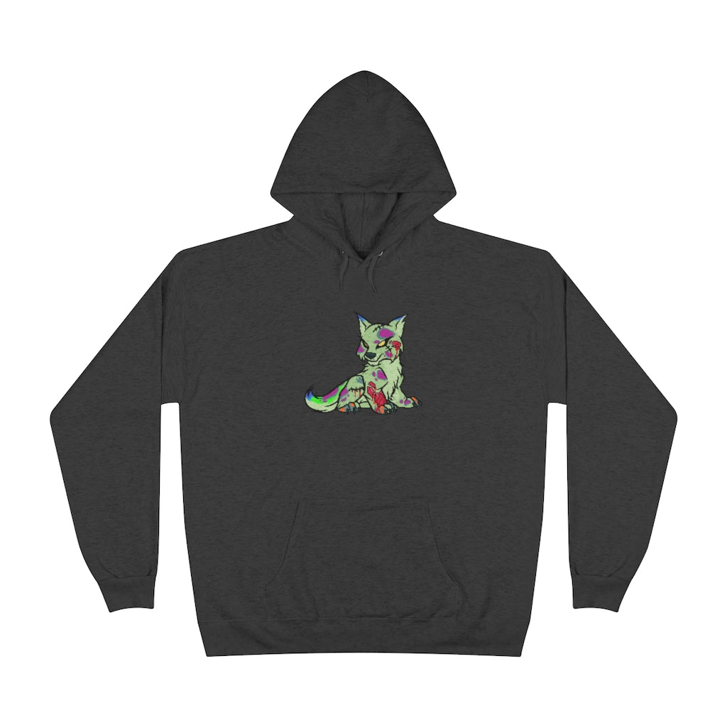 PSYCHO WOLF Women's Pullover Hoodie Sweatshirt