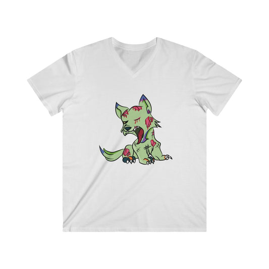 Psycho Wolf Men's Fitted V-Neck Short Sleeve Tee