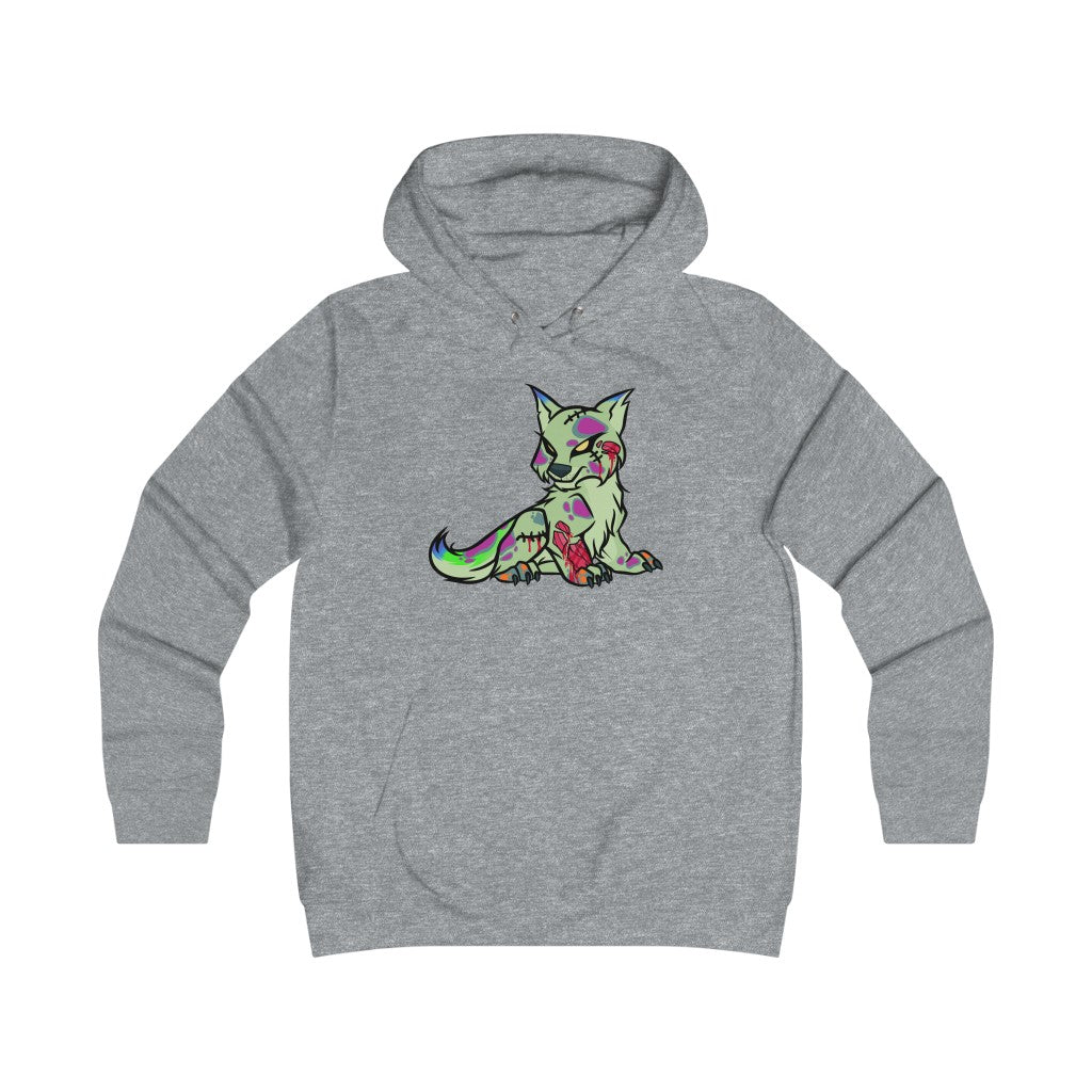 PSYCHO WOLF Girlie College Hoodie